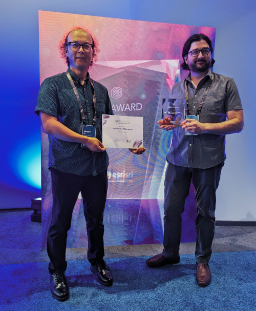 University of Maryland Receives Special Achievement in GIS Award at